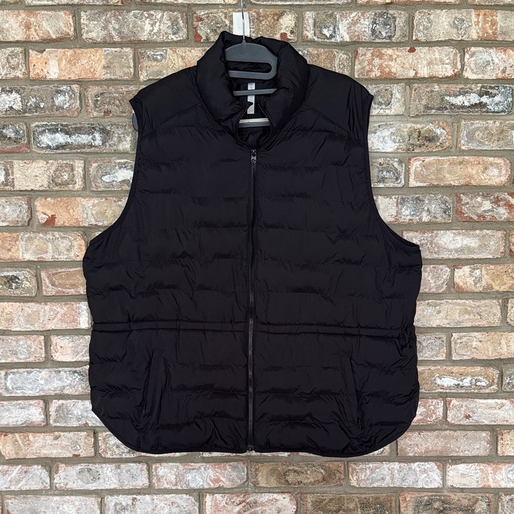 Fabletics Black Puffer Vest
